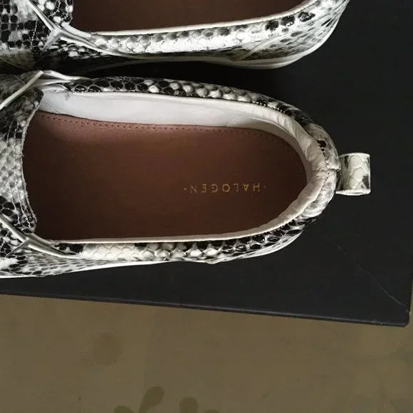 Halogen Blakely Platform Slip-on Sneaker Python Embossed - 7.5 - Picture 4 of 5